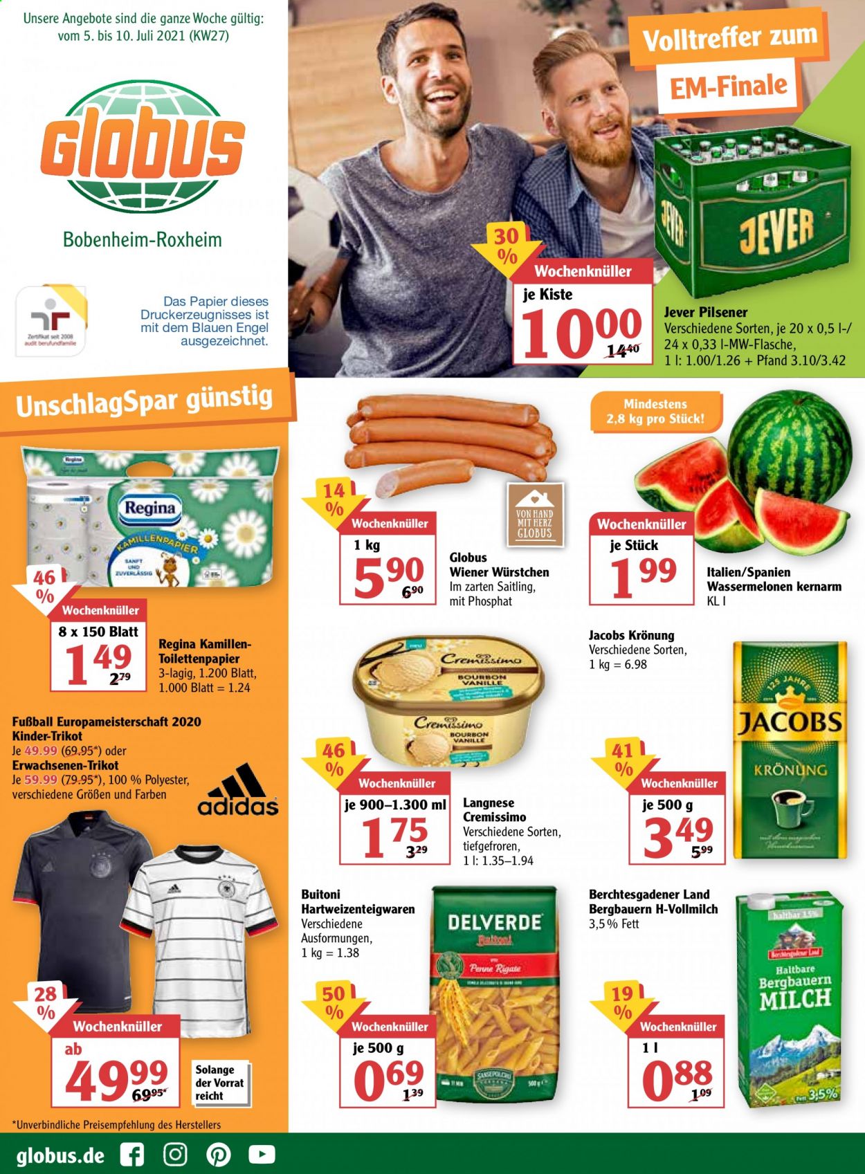 Globus Prospekte  - 5.07.2021 - 10.07.2021. Seite 1