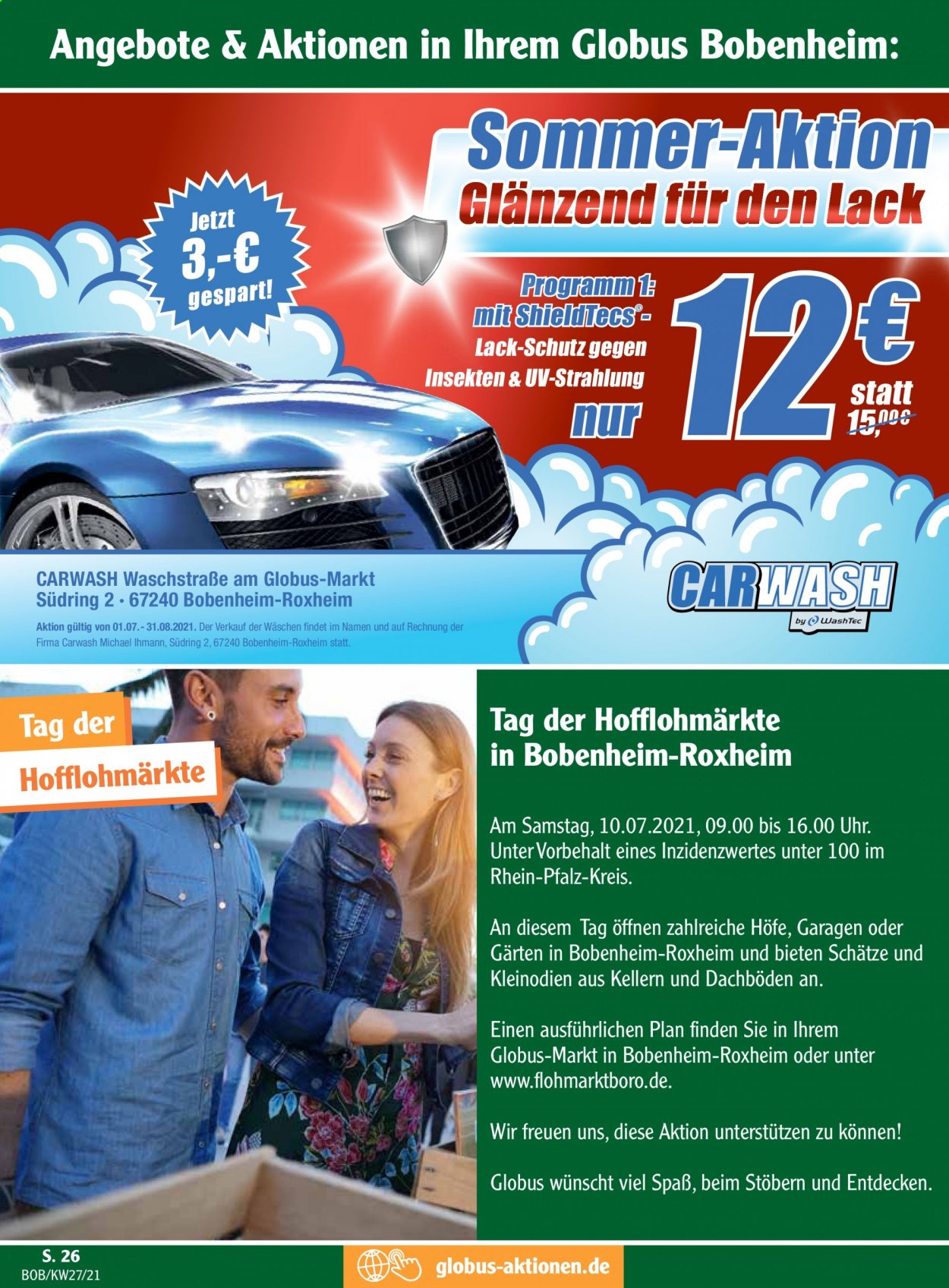 Globus Prospekte  - 5.07.2021 - 10.07.2021. Seite 26