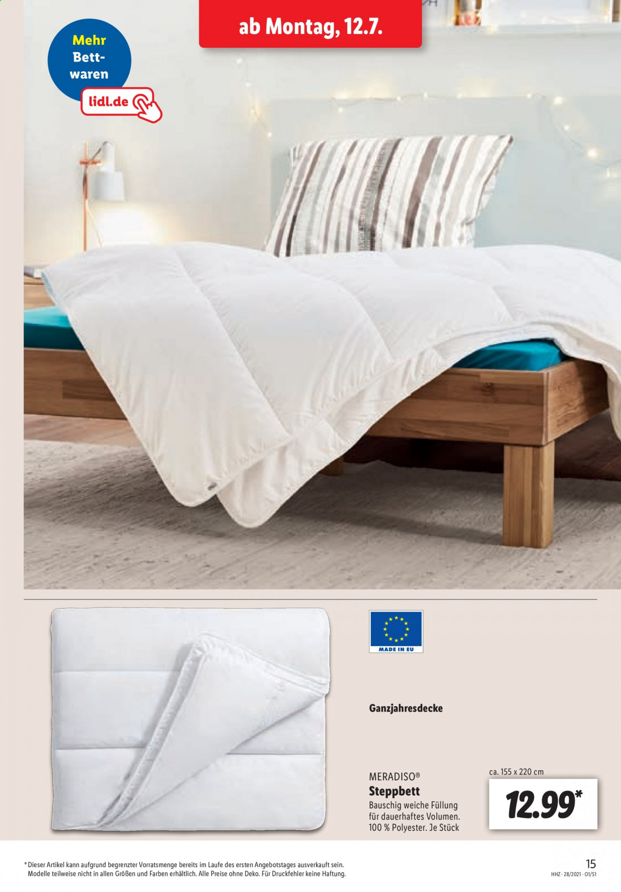 Lidl Prospekte  - 12.07.2021 - 17.07.2021. Seite 15