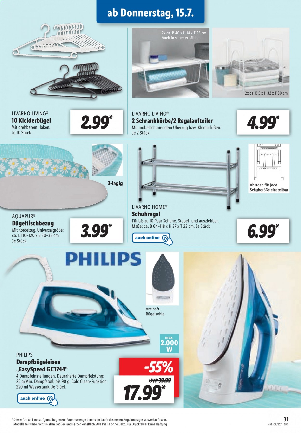 Lidl Prospekte  - 12.07.2021 - 17.07.2021. Seite 31