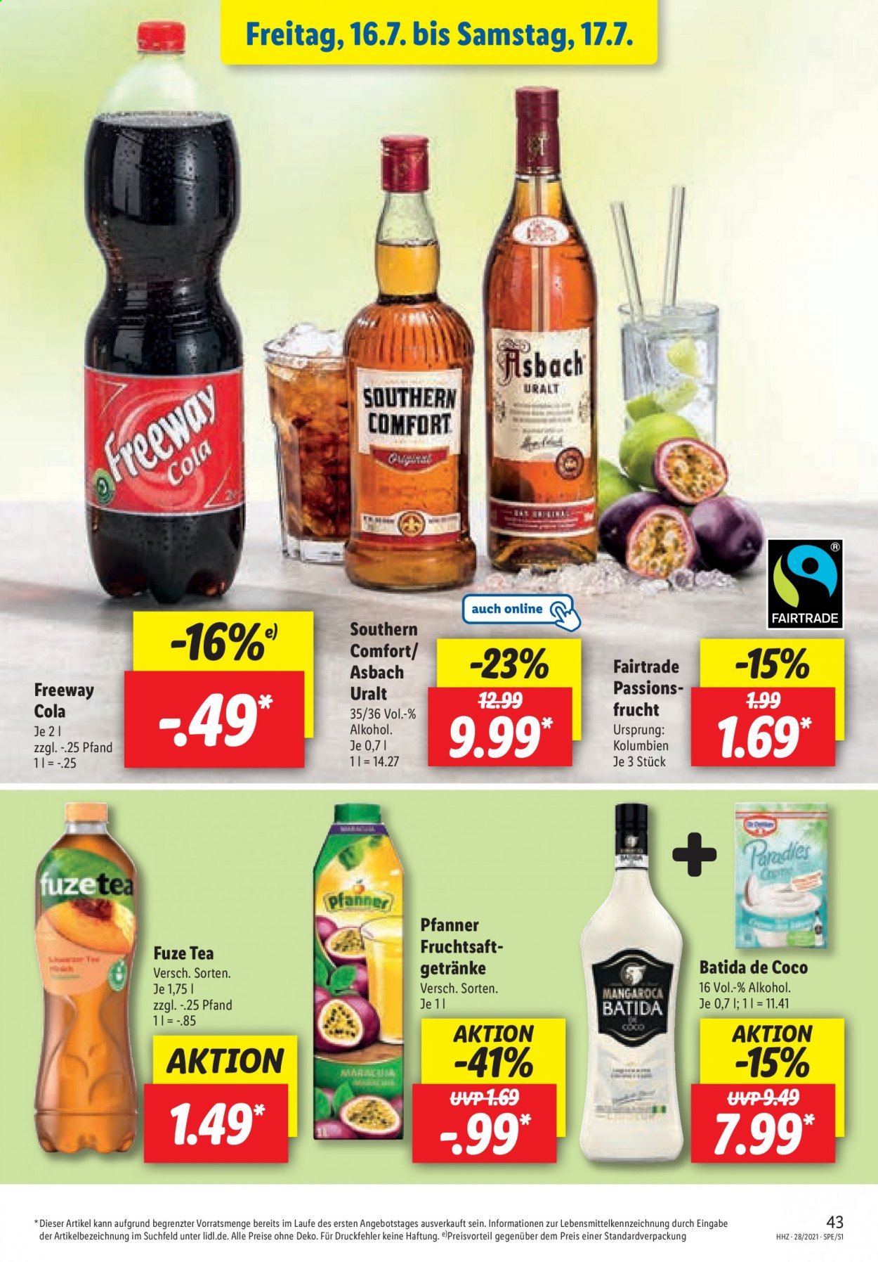 Lidl Prospekte  - 12.07.2021 - 17.07.2021. Seite 43