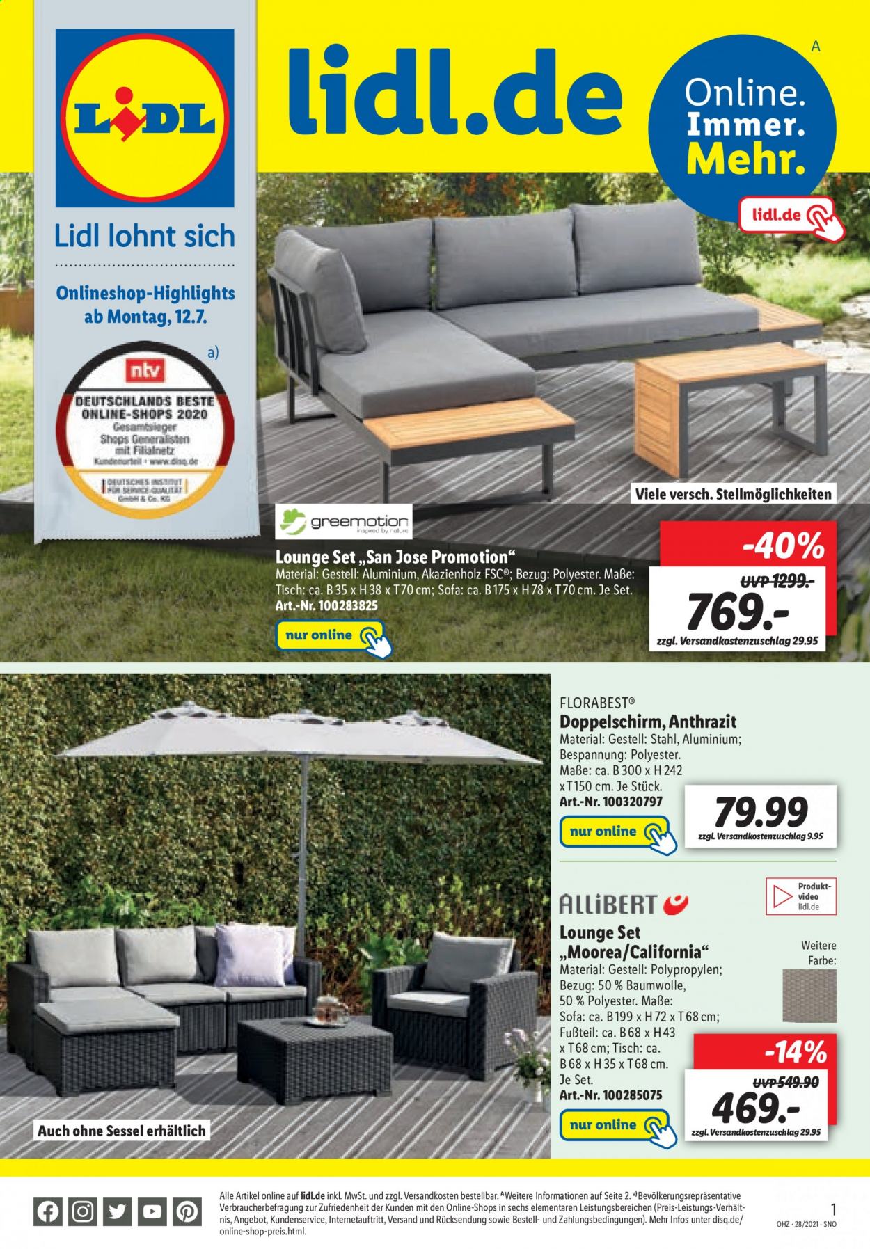 Lidl Prospekte  - 12.07.2021 - 17.07.2021. Seite 45