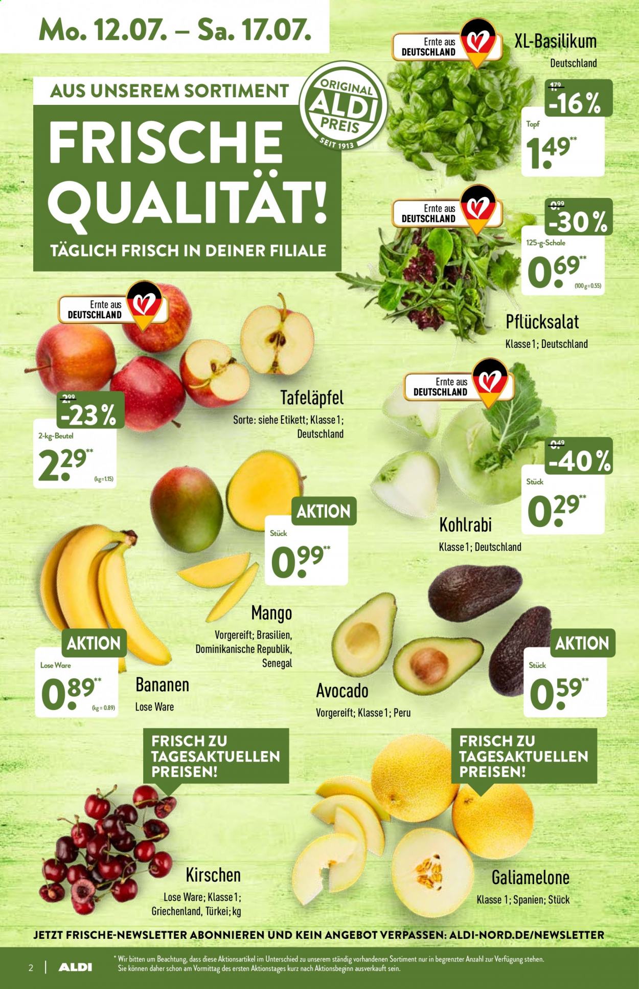 ALDI Nord Prospekte  - 12.07.2021 - 17.07.2021. Seite 2
