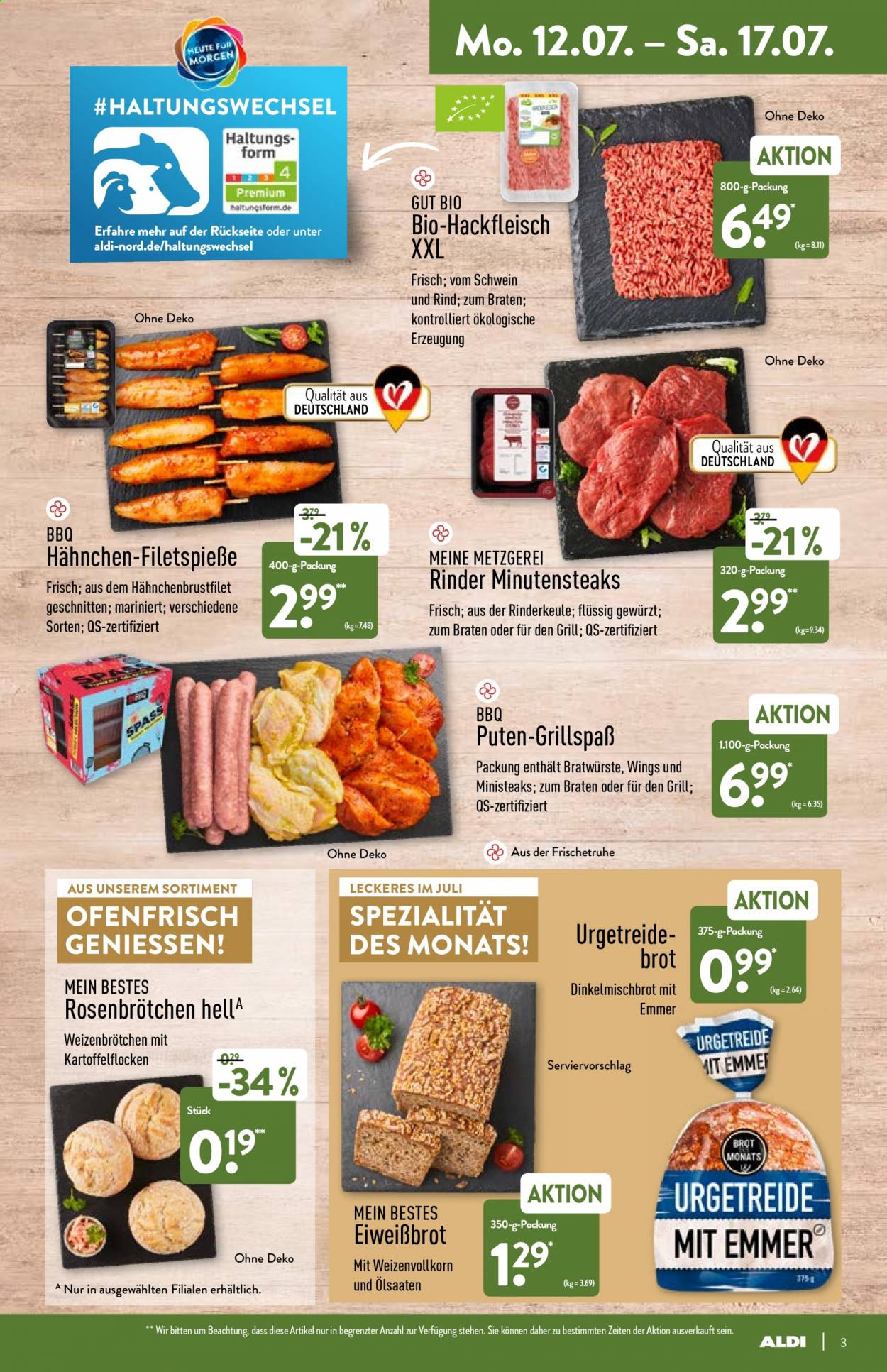 ALDI Nord Prospekte  - 12.07.2021 - 17.07.2021. Seite 3