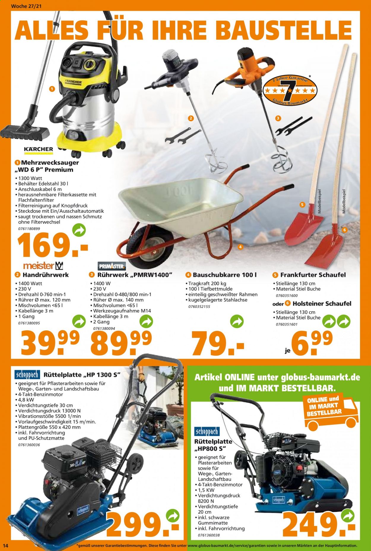 Globus Baumarkt Prospekte  - 5.07.2021 - 10.07.2021. Seite 14