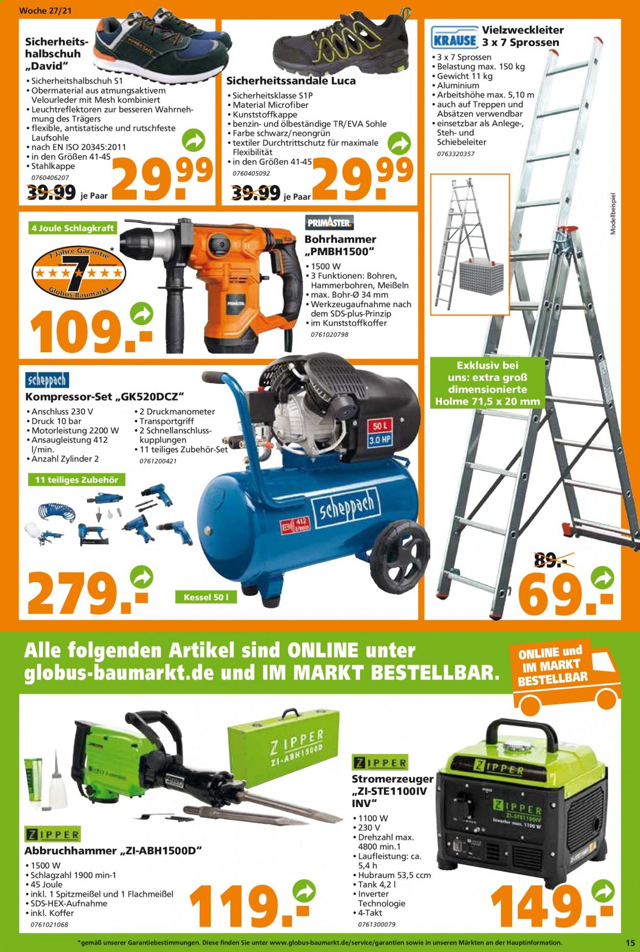 Globus Baumarkt Prospekte  - 5.07.2021 - 10.07.2021. Seite 15