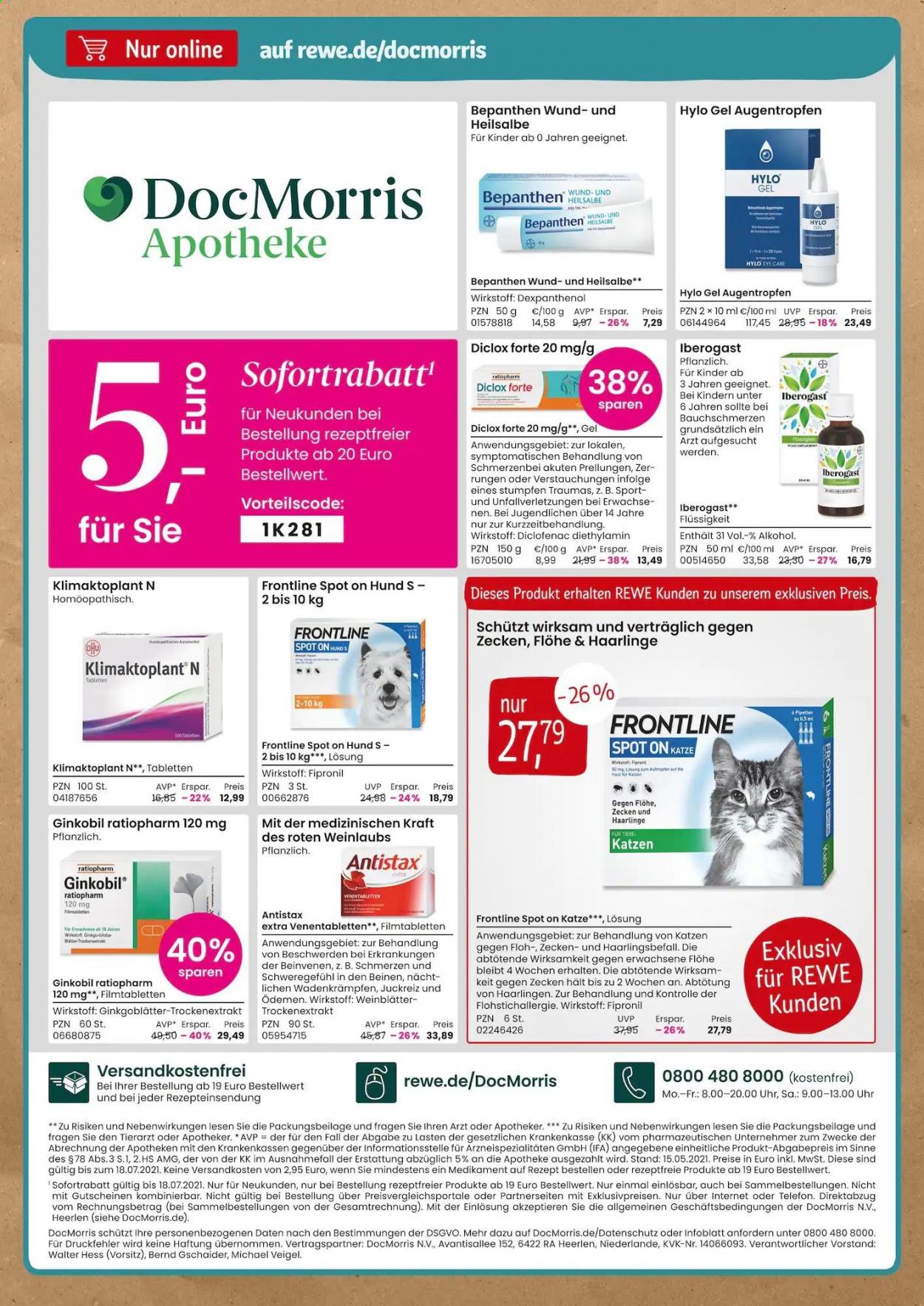 REWE Prospekte  - 5.07.2021 - 10.07.2021. Seite 19