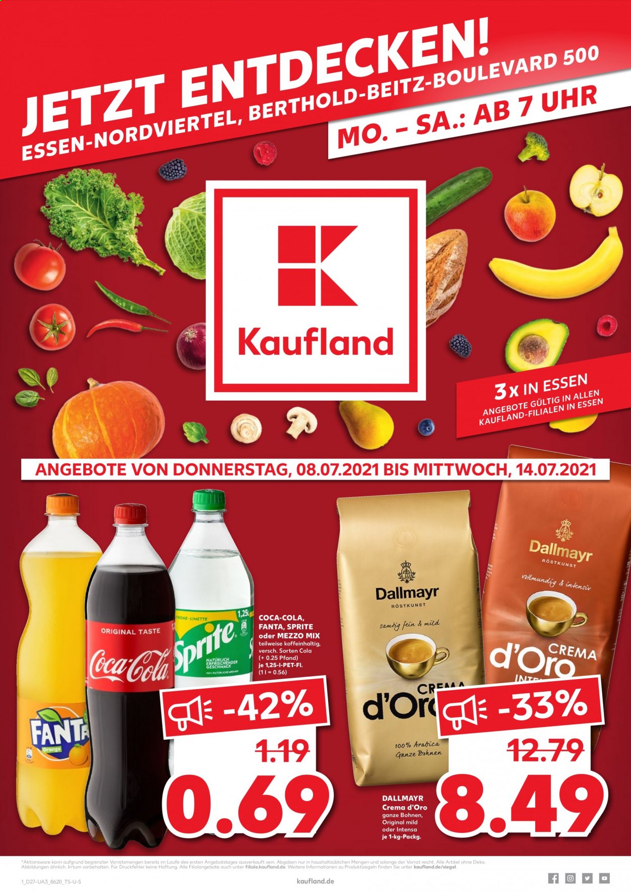 Kaufland Prospekte  - 8.07.2021 - 14.07.2021. Seite 1