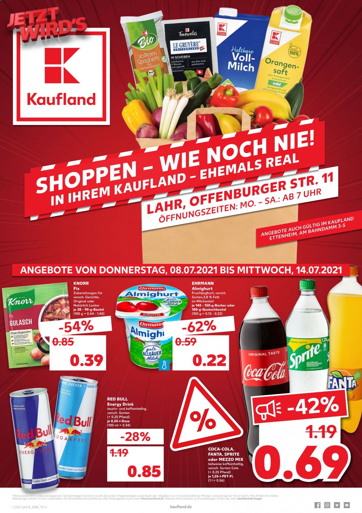 Kaufland Prospekte  - 8.07.2021 - 14.07.2021. Seite 1