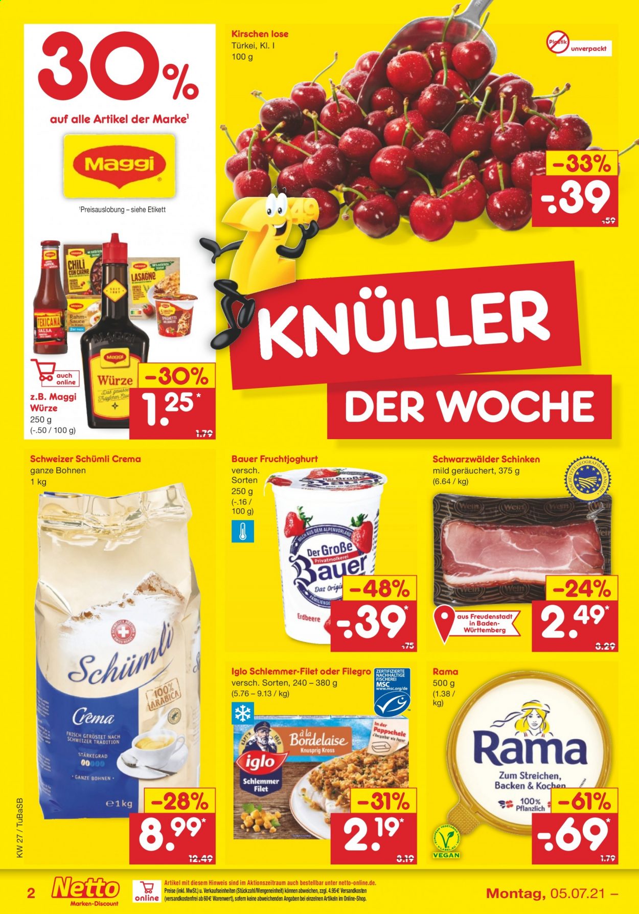 Netto Marken-Discount Prospekte  - 5.07.2021 - 10.07.2021. Seite 2