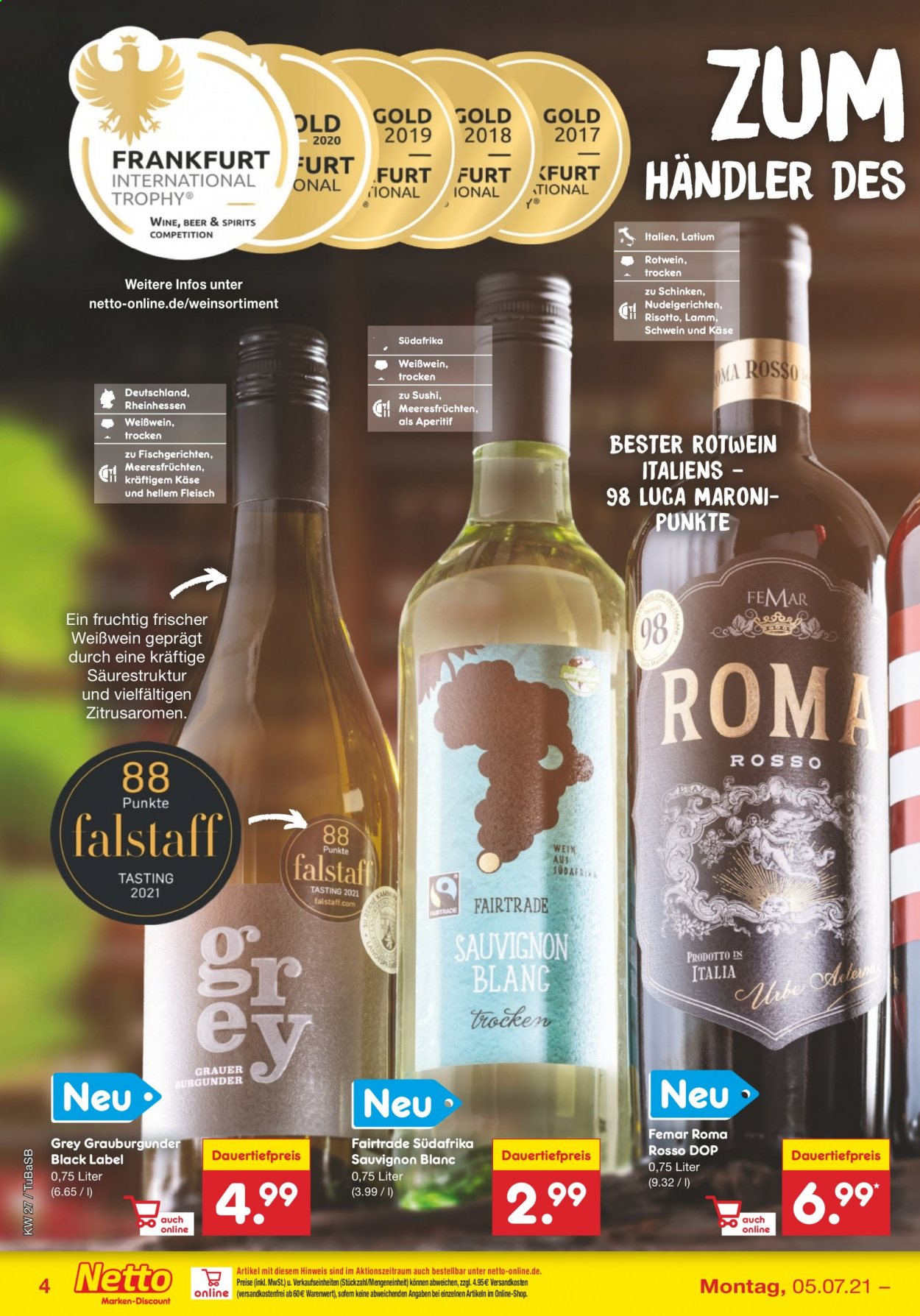Netto Marken-Discount Prospekte  - 5.07.2021 - 10.07.2021. Seite 4