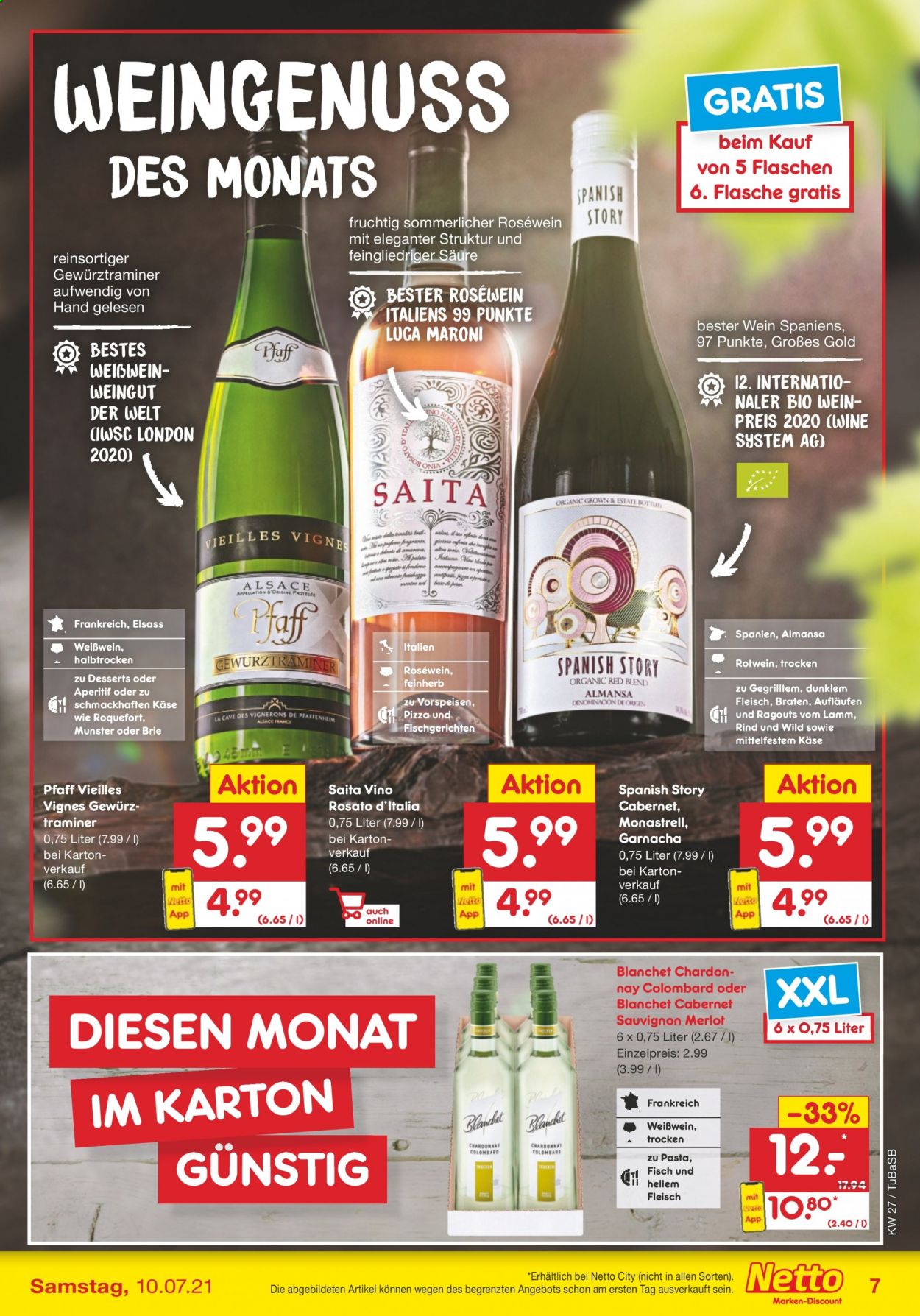 Netto Marken-Discount Prospekte  - 5.07.2021 - 10.07.2021. Seite 7