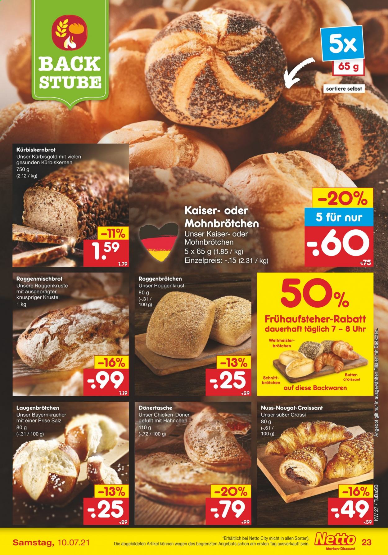 Netto Marken-Discount Prospekte  - 5.07.2021 - 10.07.2021. Seite 23