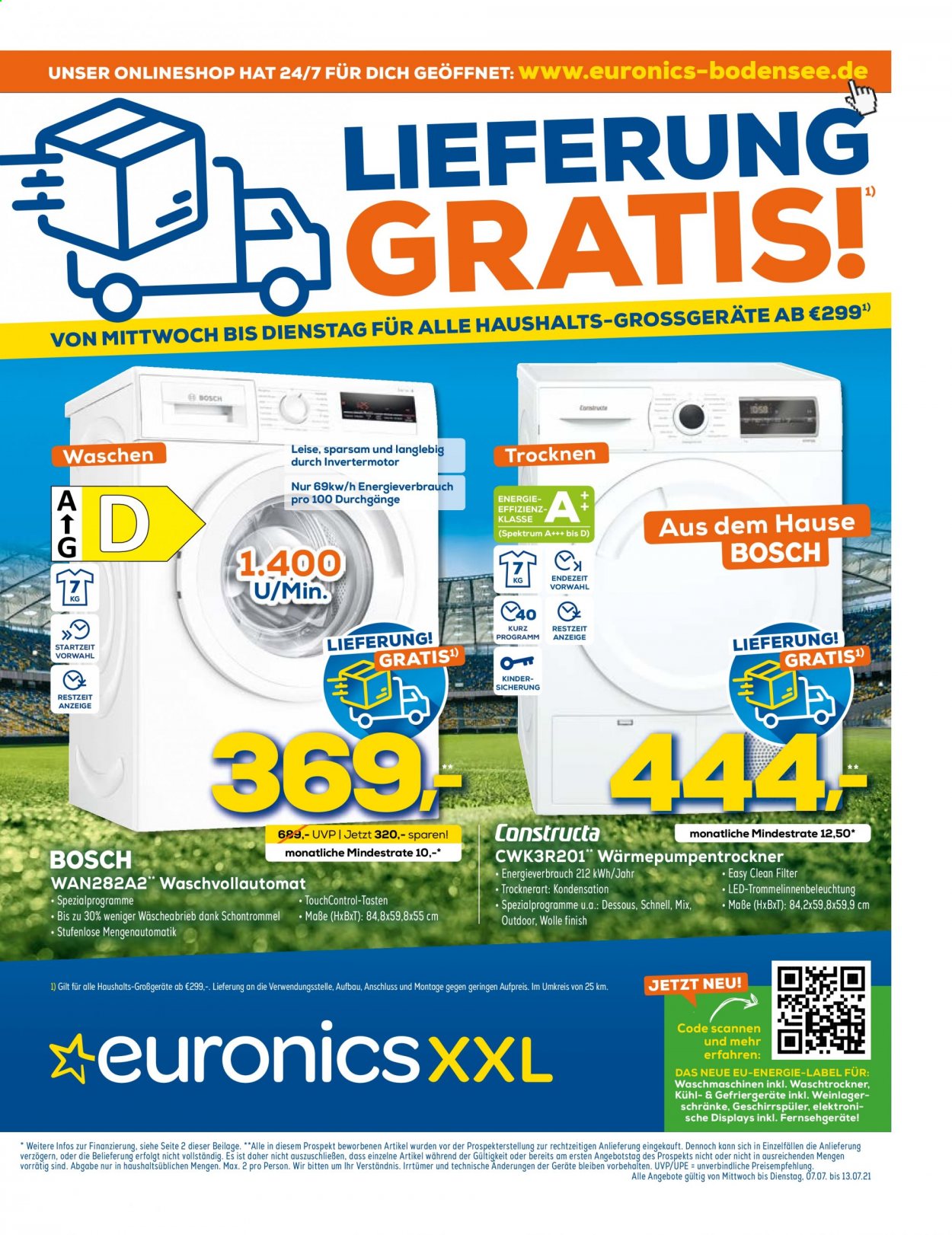 Euronics Prospekte  - 7.07.2021 - 13.07.2021. Seite 1