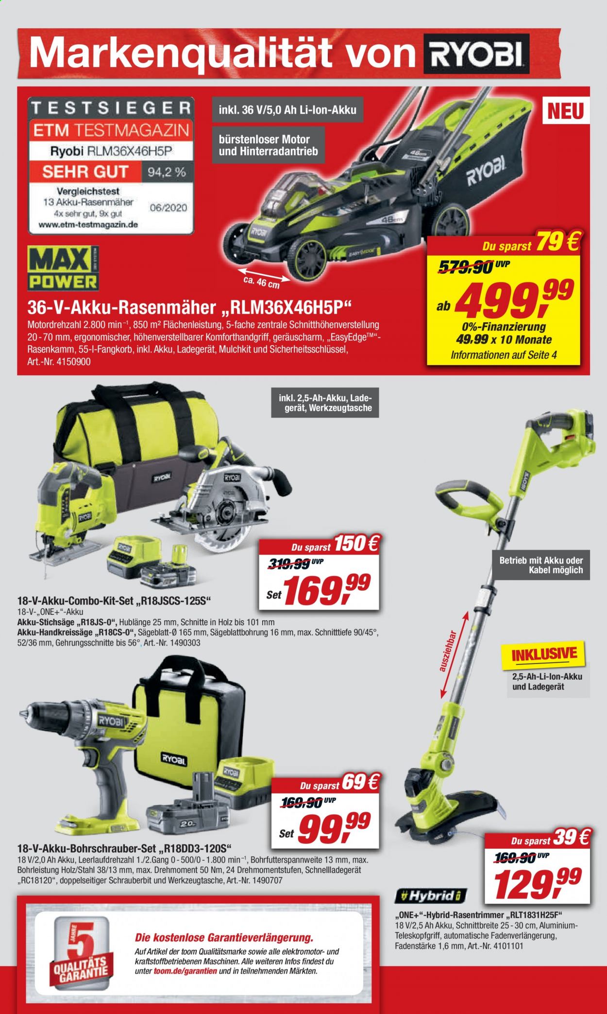 toom Baumarkt Prospekte  - 10.07.2021 - 16.07.2021. Seite 10