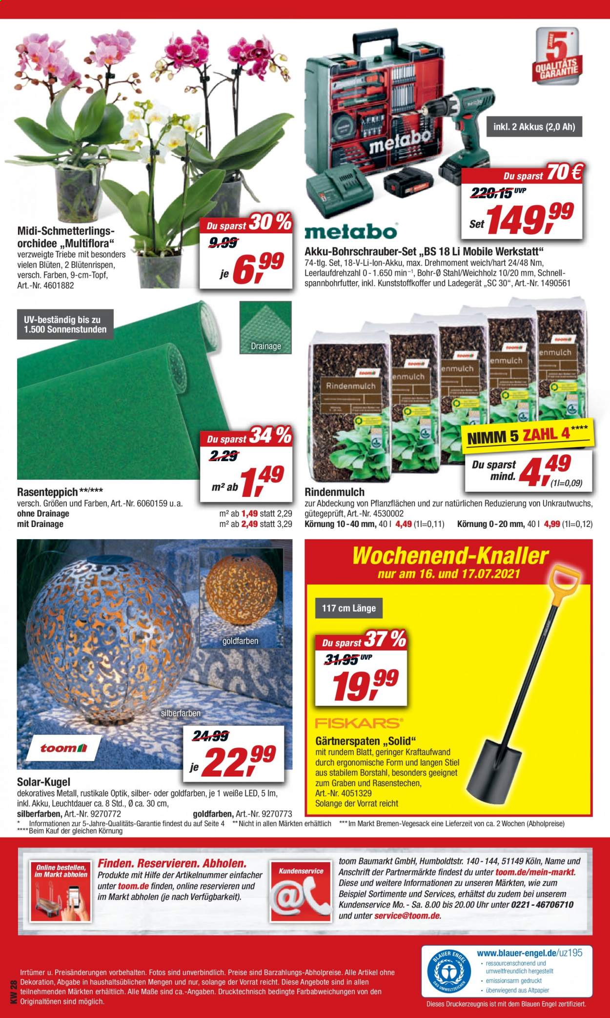 toom Baumarkt Prospekte  - 10.07.2021 - 16.07.2021. Seite 16