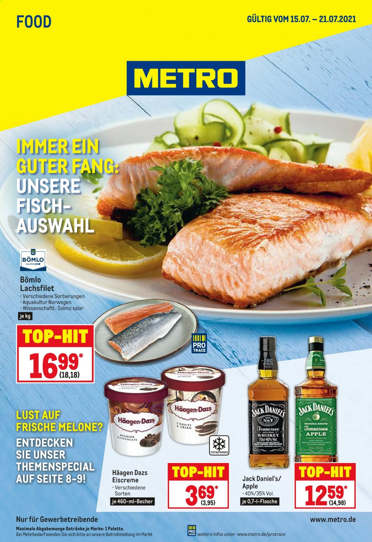 Metro Prospekte  - 15.07.2021 - 21.07.2021. Seite 1