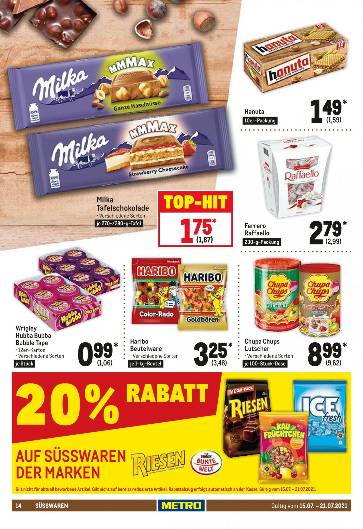 Metro Prospekte  - 15.07.2021 - 21.07.2021. Seite 14
