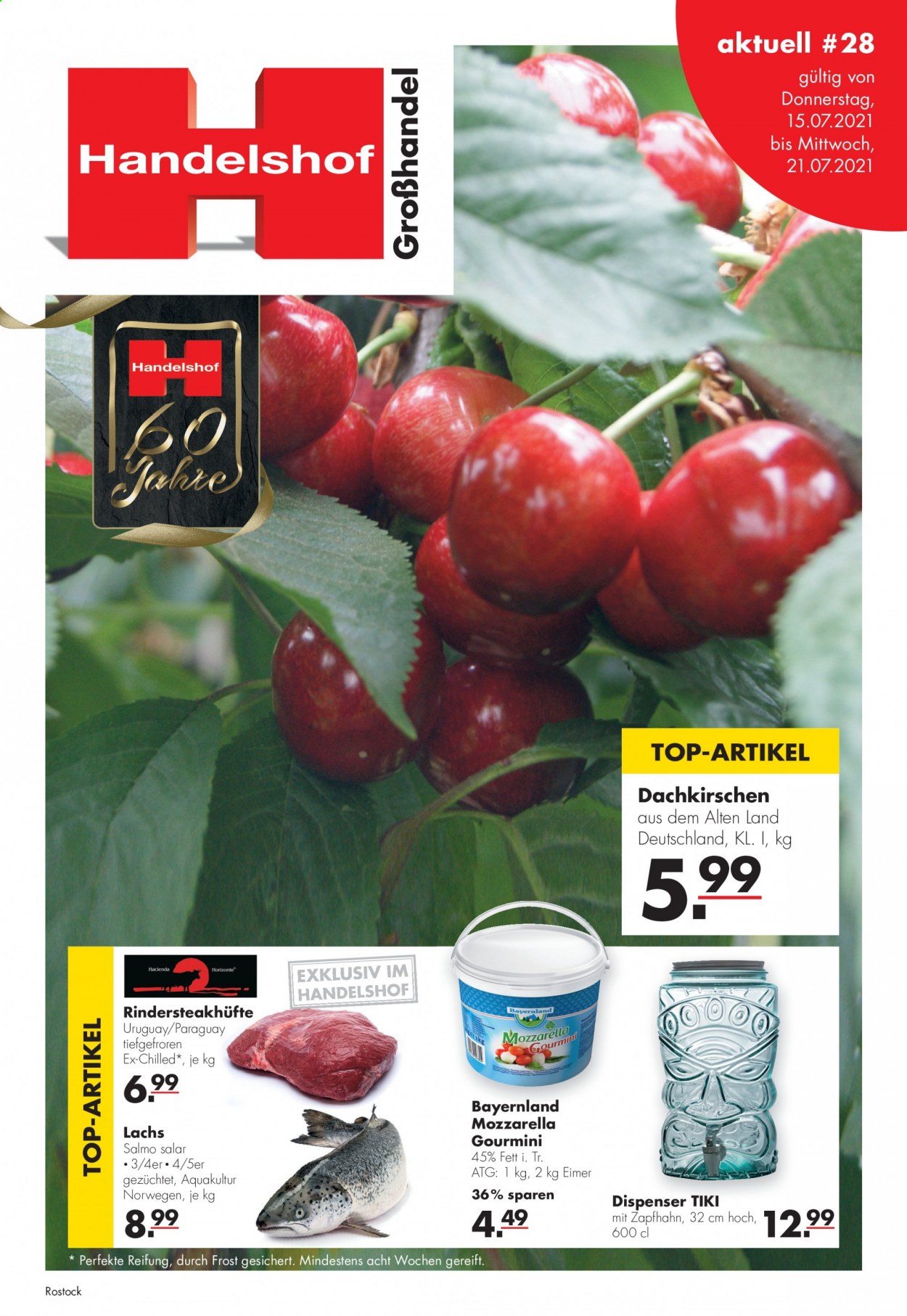Handelshof Prospekte  - 15.07.2021 - 21.07.2021. Seite 1
