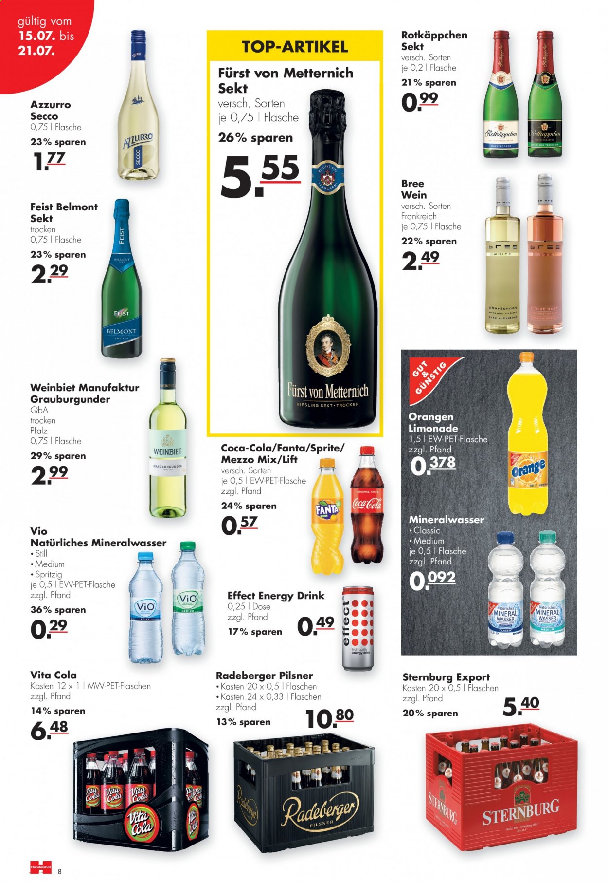 Handelshof Prospekte  - 15.07.2021 - 21.07.2021. Seite 8