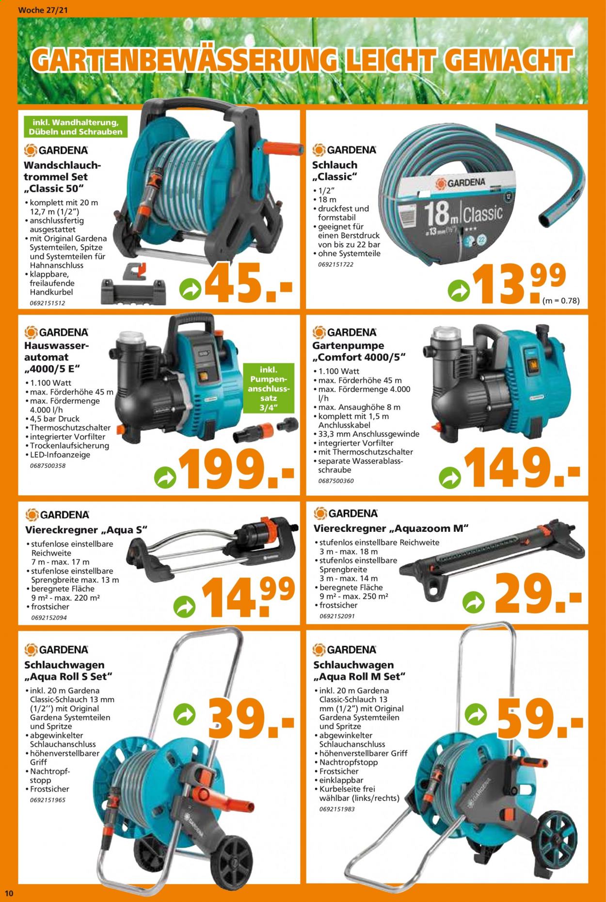 Globus Baumarkt Prospekte  - 6.07.2021 - 13.07.2021. Seite 10