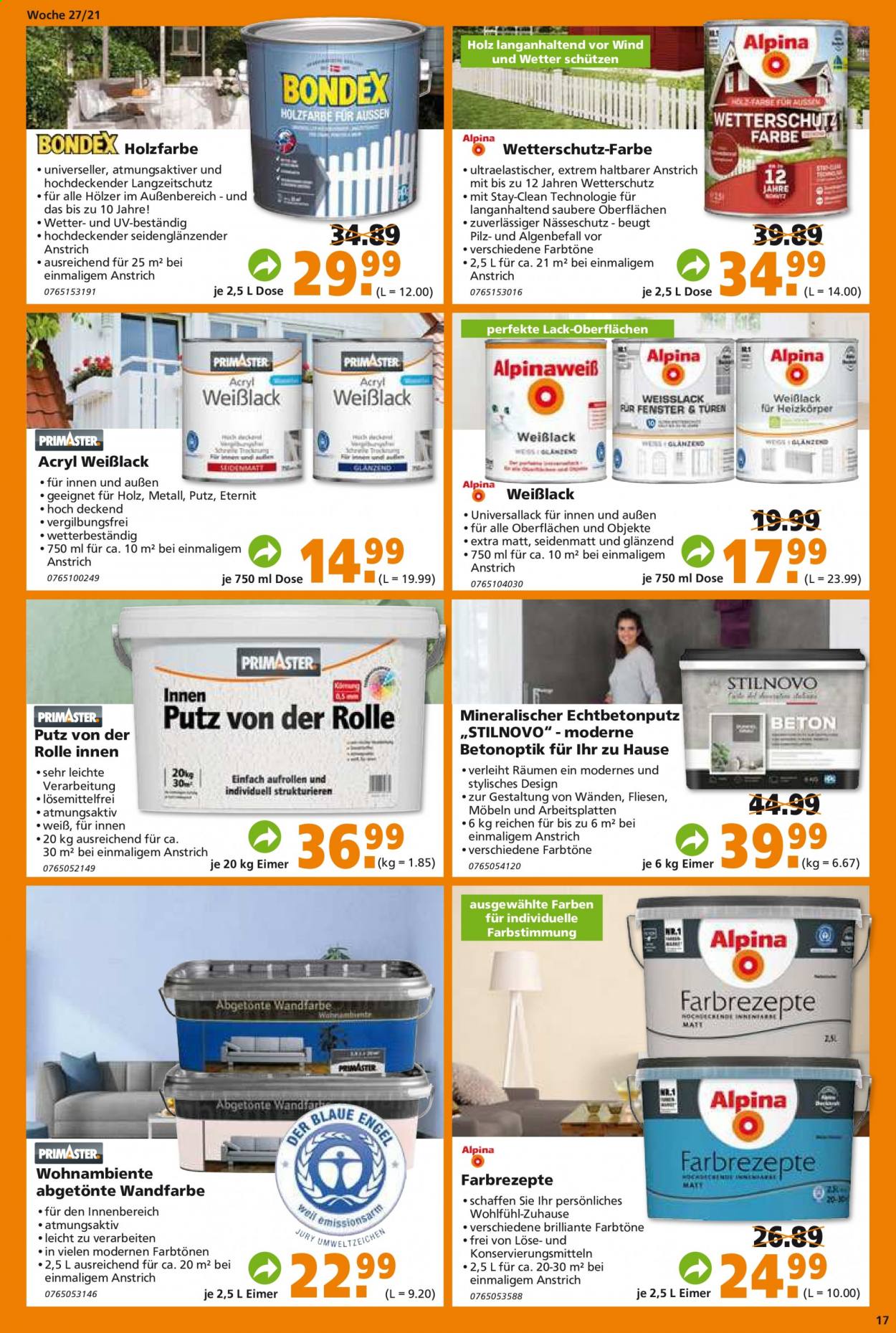 Globus Baumarkt Prospekte  - 6.07.2021 - 13.07.2021. Seite 17