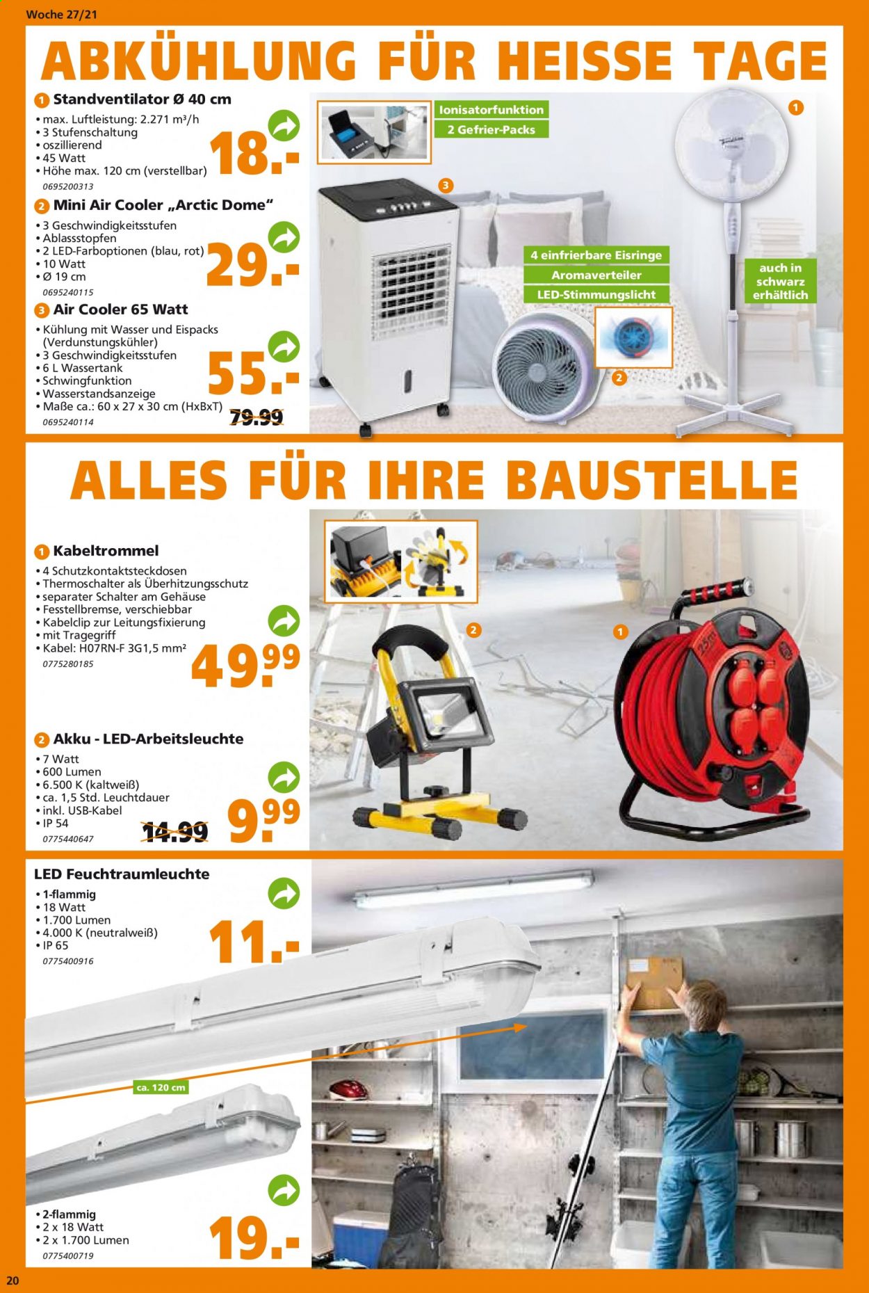Globus Baumarkt Prospekte  - 6.07.2021 - 13.07.2021. Seite 20