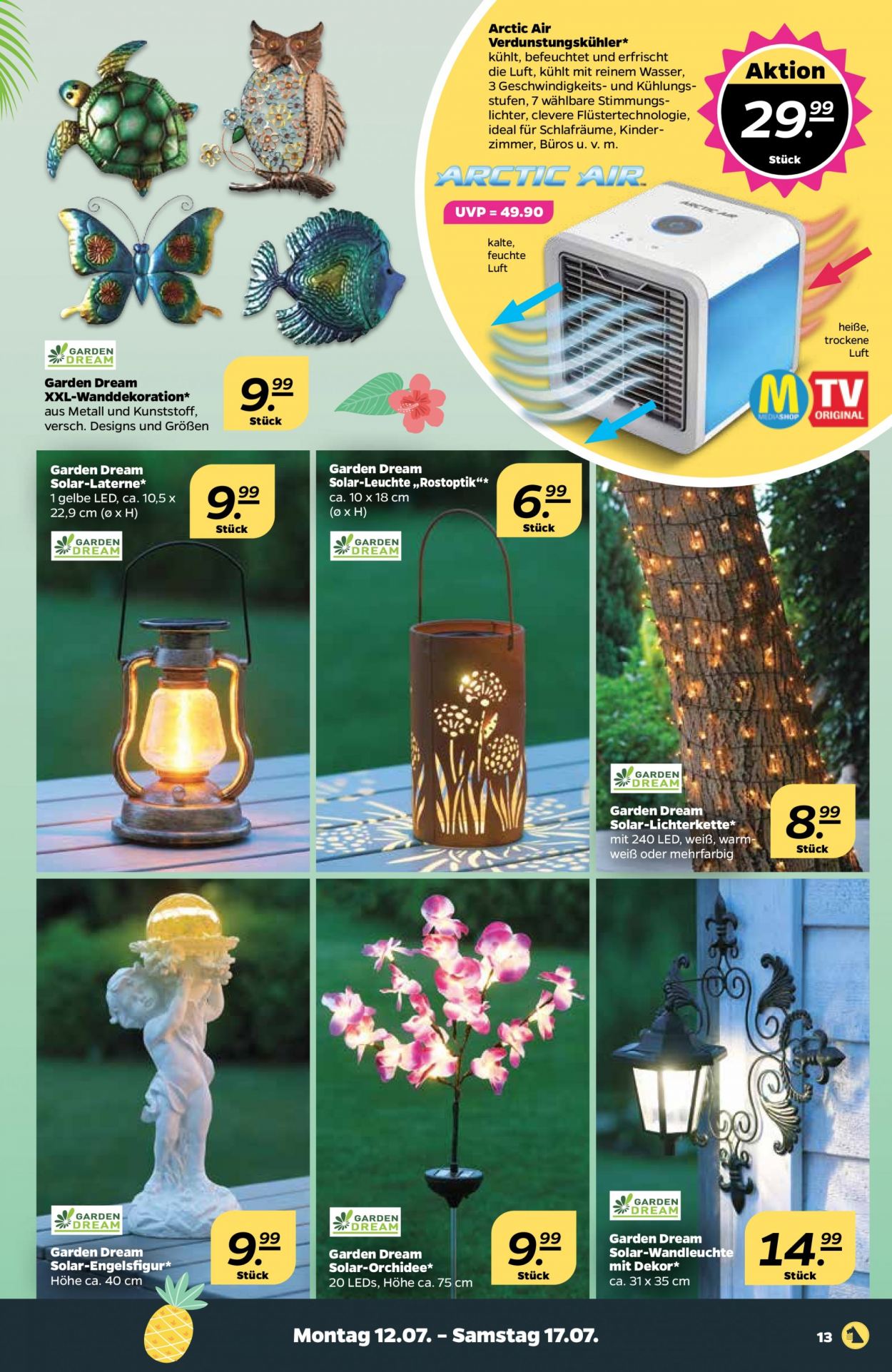 thumbnail - Prospekte Netto - 12.07.2021 - 17.07.2021 - Produkte in Aktion - Lichterkette, Laterne, Orchidee. Seite 13.