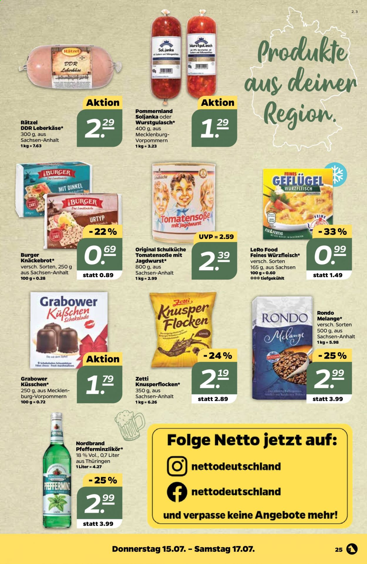 Netto Prospekte  - 12.07.2021 - 17.07.2021. Seite 25