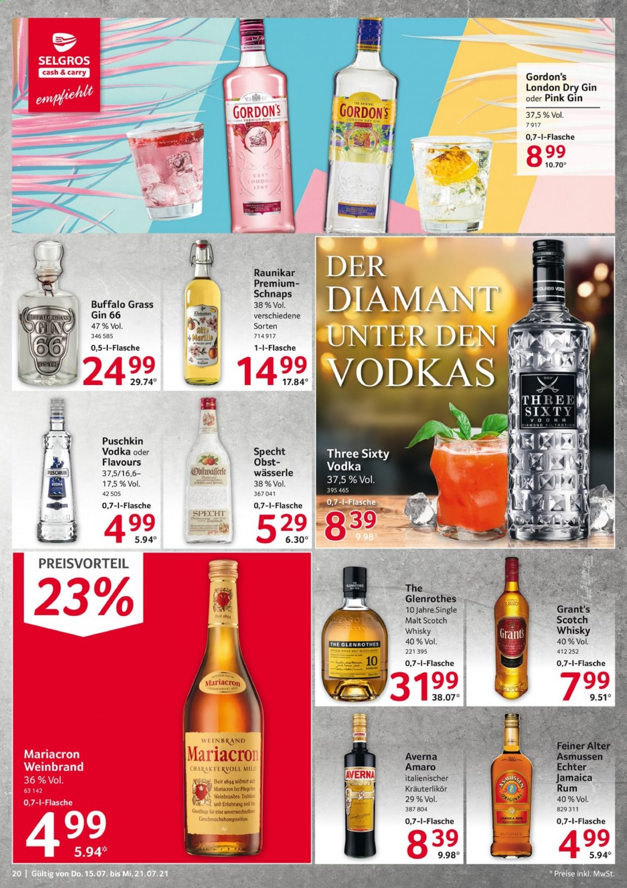 Selgros Prospekte  - 15.07.2021 - 21.07.2021. Seite 20