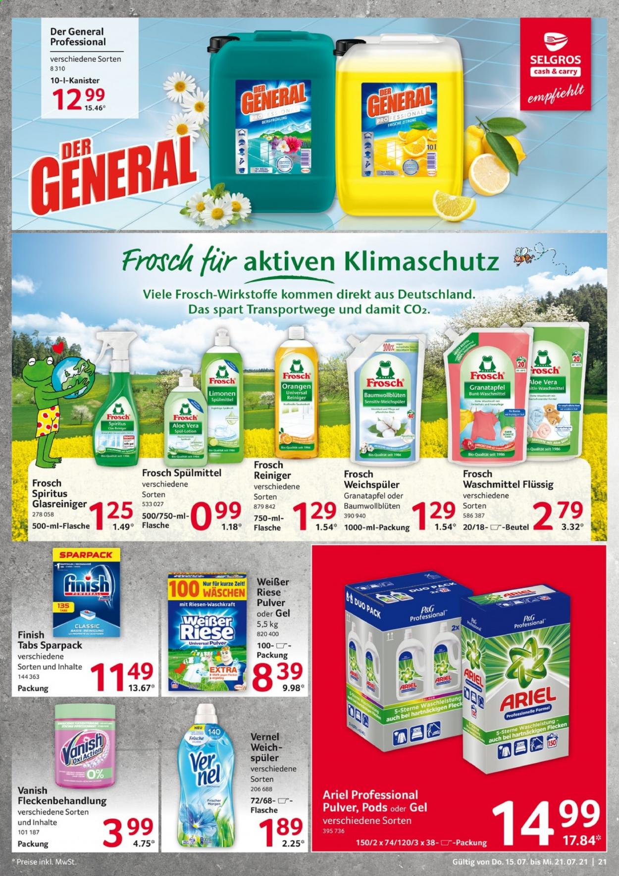 Selgros Prospekte  - 15.07.2021 - 21.07.2021. Seite 21