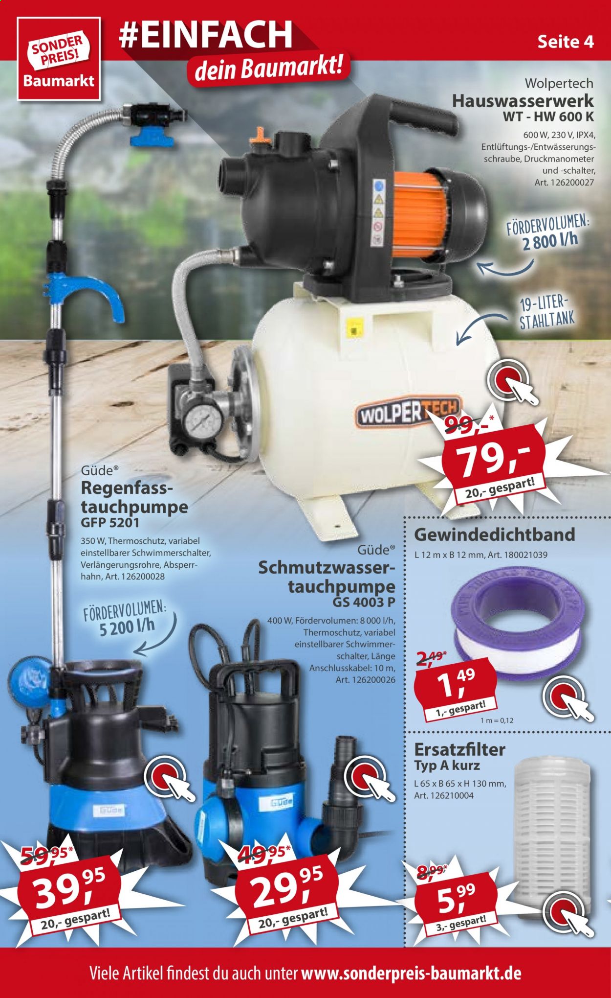 Sonderpreis-Baumarkt Prospekte  - 10.07.2021 - 16.07.2021. Seite 4