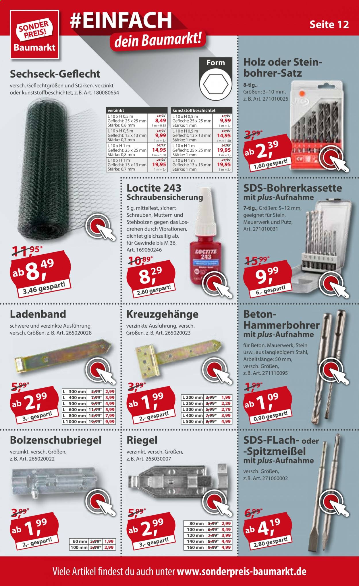 Sonderpreis-Baumarkt Prospekte  - 10.07.2021 - 16.07.2021. Seite 12