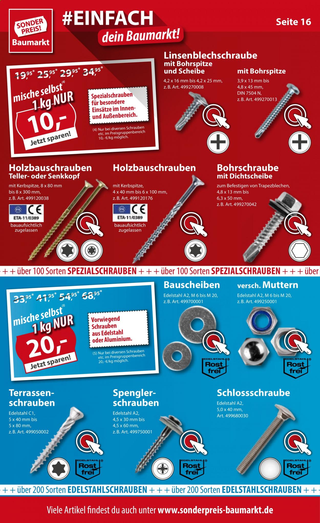 Sonderpreis-Baumarkt Prospekte  - 10.07.2021 - 16.07.2021. Seite 16