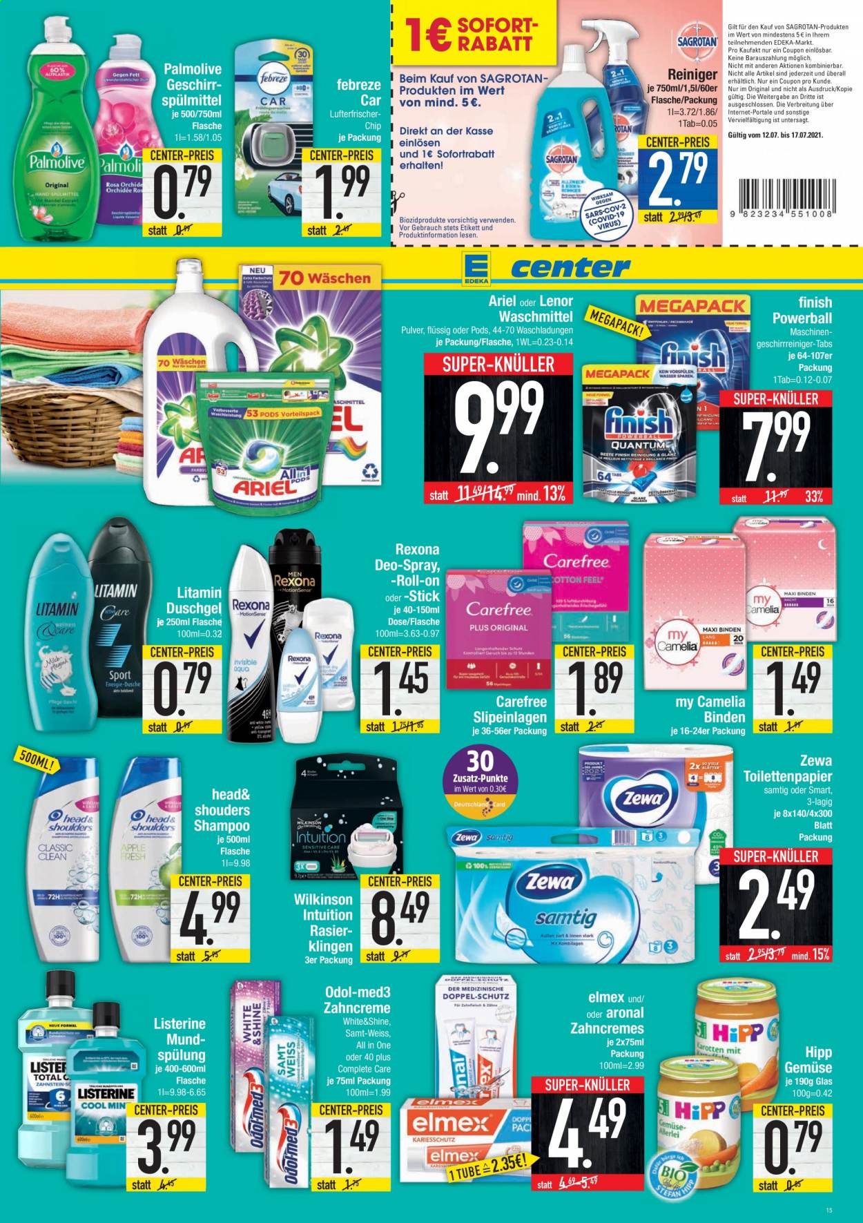 Edeka Prospekte  - 12.07.2021 - 17.07.2021. Seite 15
