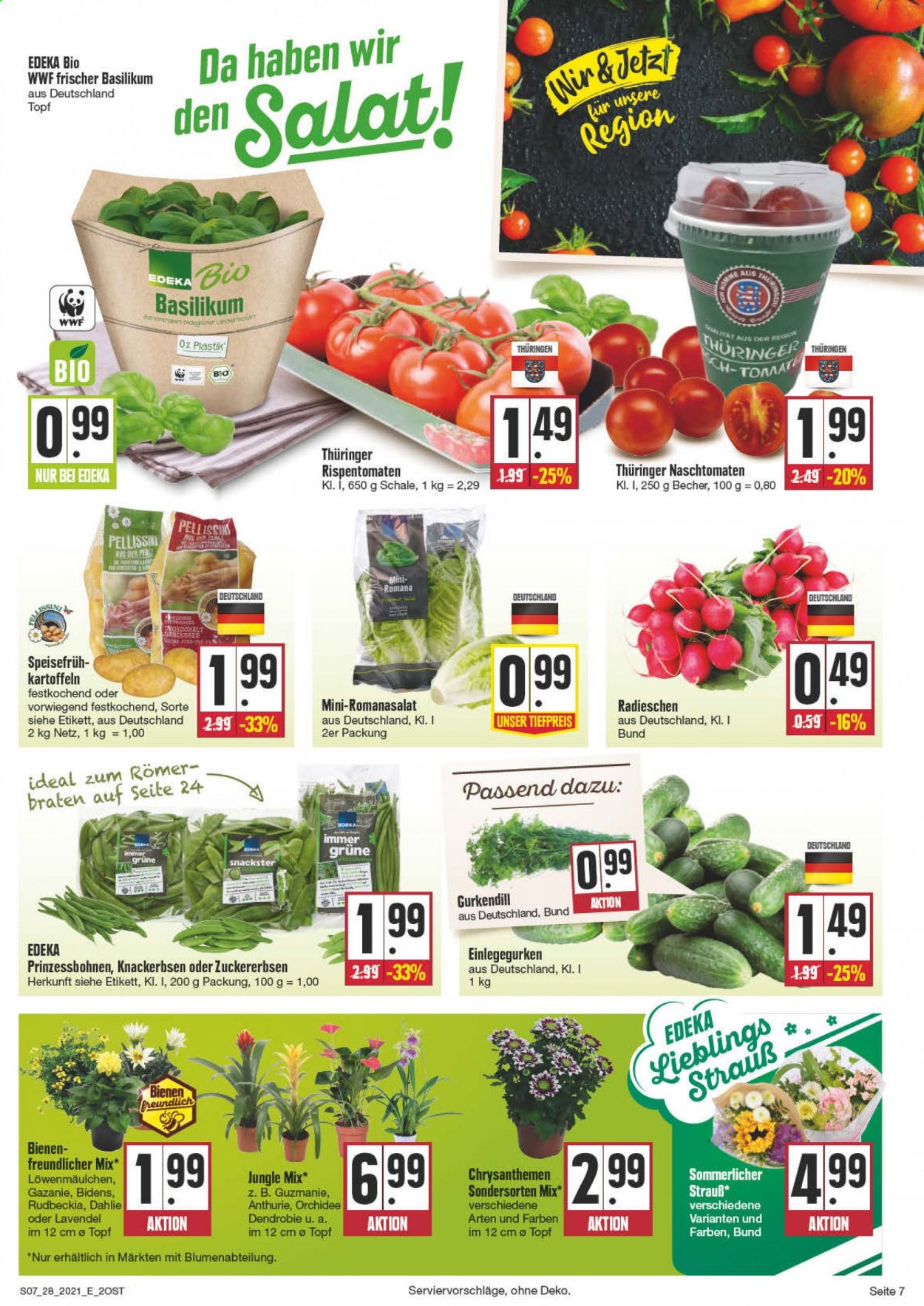 Edeka Prospekte  - 12.07.2021 - 17.07.2021. Seite 7