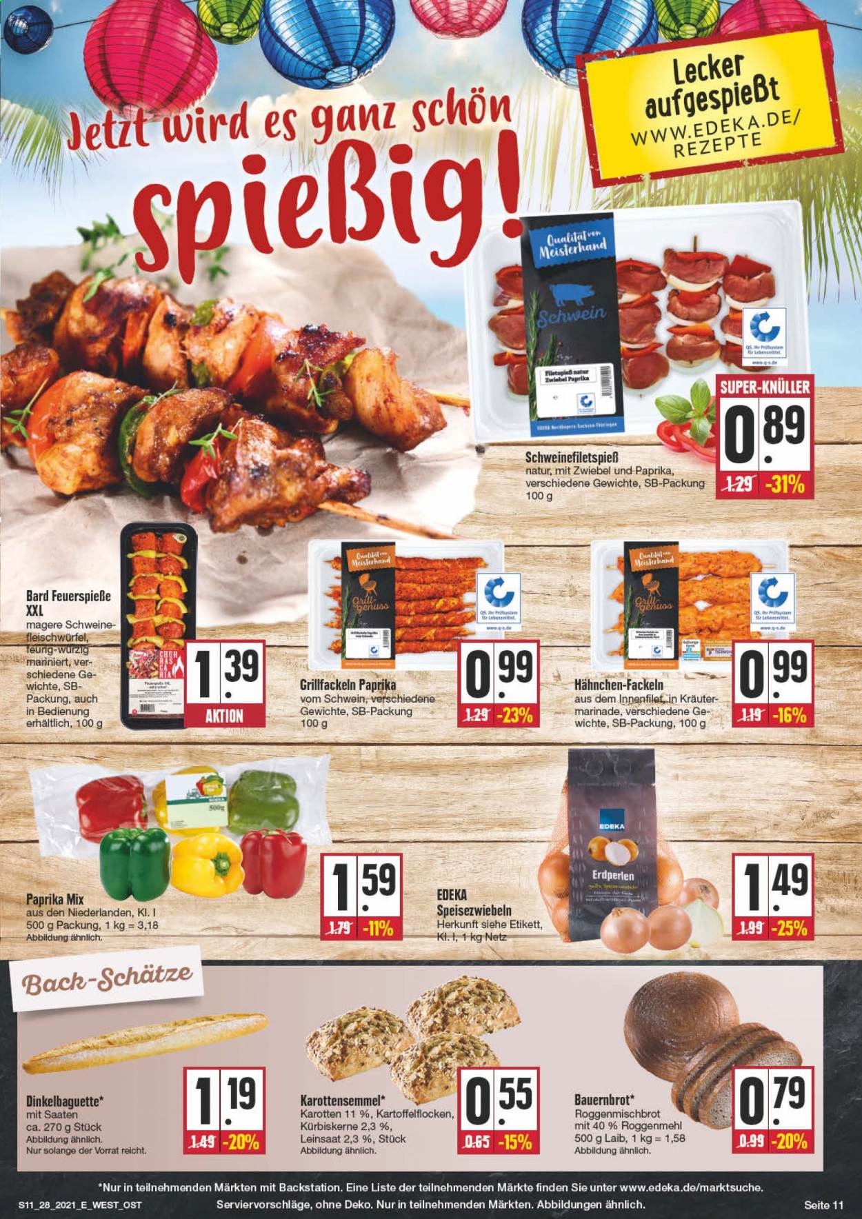 Edeka Prospekte  - 12.07.2021 - 17.07.2021. Seite 11
