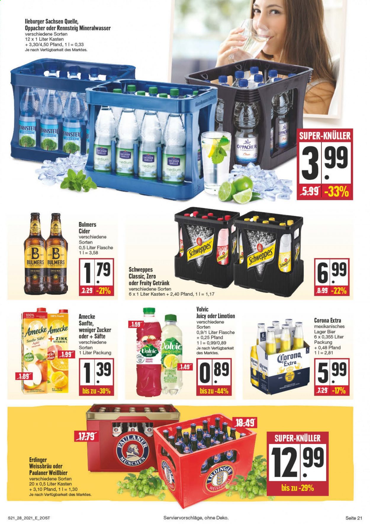 Edeka Prospekte  - 12.07.2021 - 17.07.2021. Seite 21