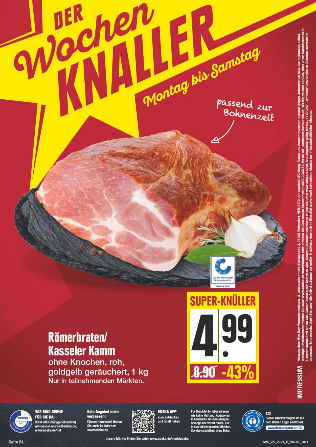 Edeka Prospekte  - 12.07.2021 - 17.07.2021. Seite 24