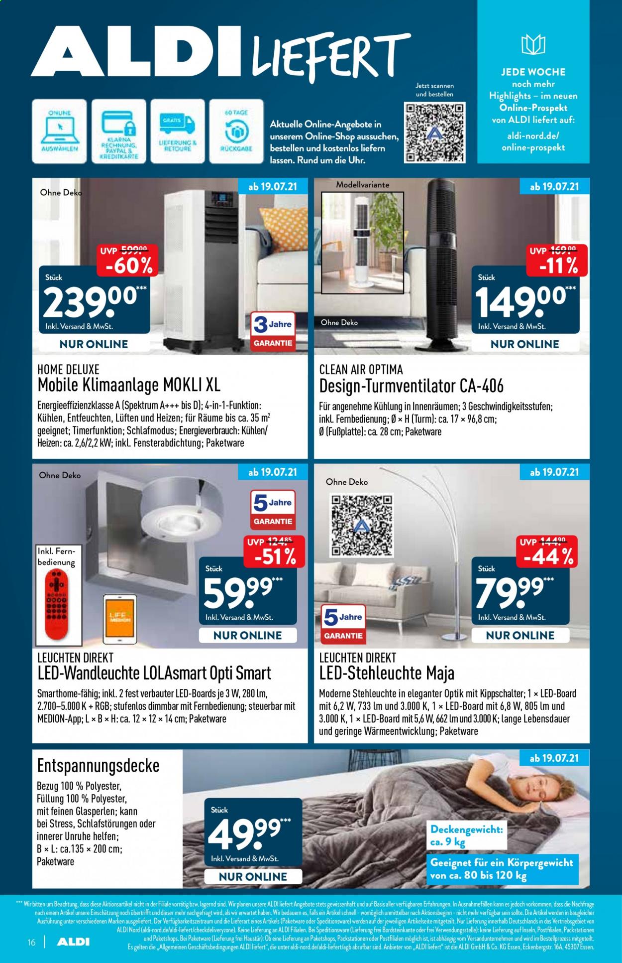 ALDI Nord Prospekte  - 19.07.2021 - 24.07.2021. Seite 16