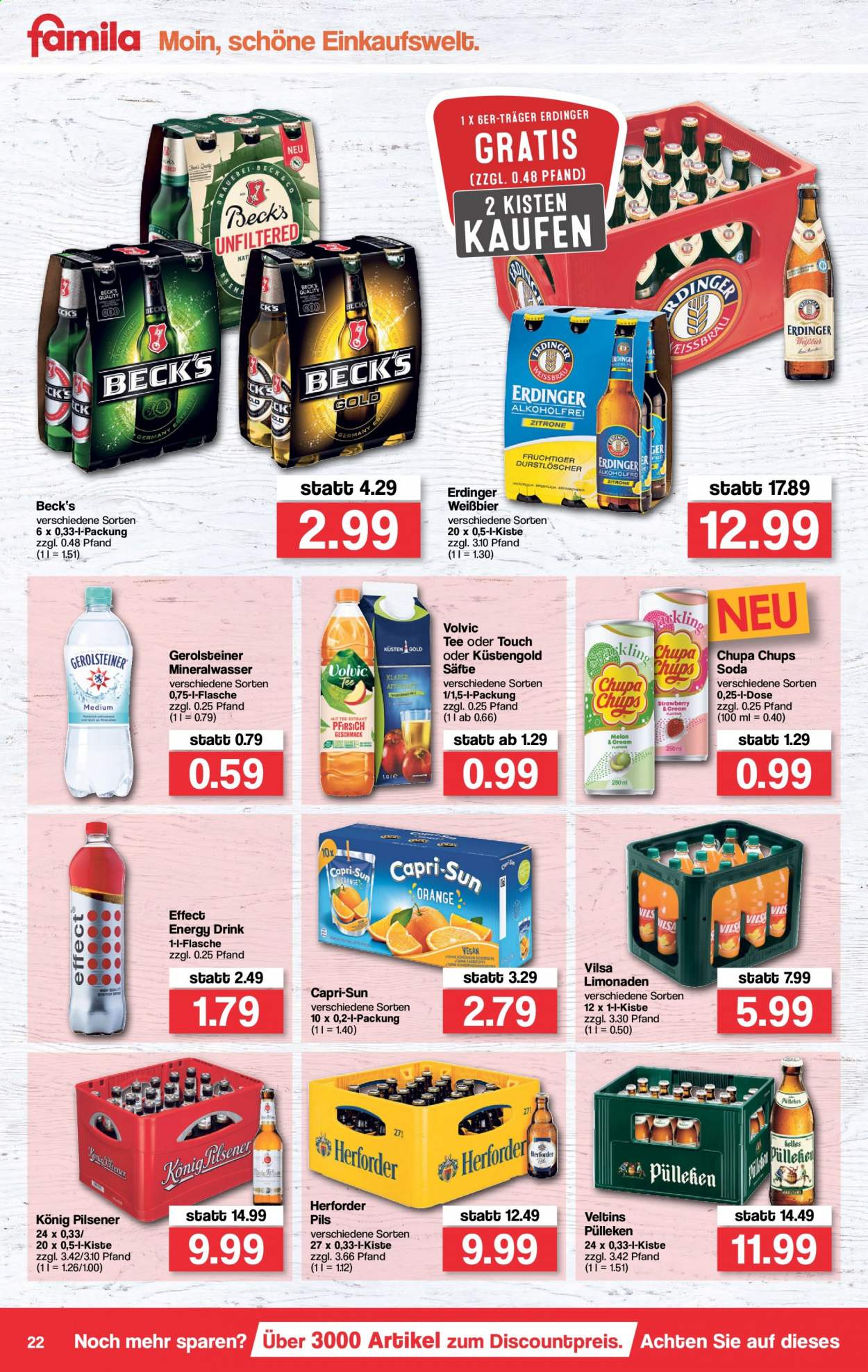 famila Prospekte  - 12.07.2021 - 17.07.2021. Seite 22