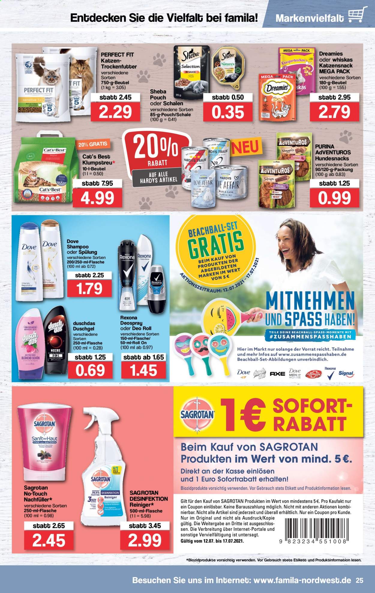 famila Prospekte  - 12.07.2021 - 17.07.2021. Seite 25