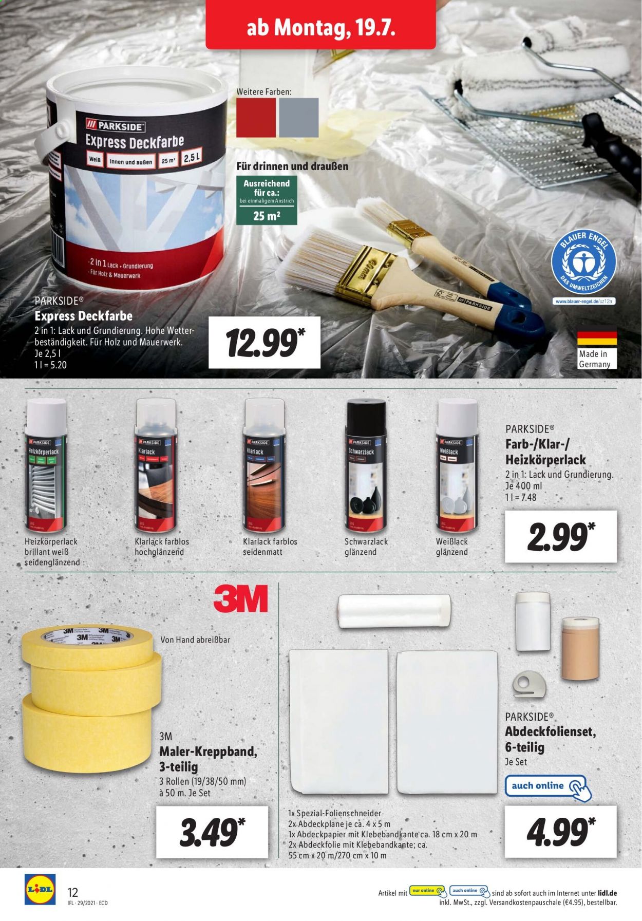 Lidl Prospekte  - 19.07.2021 - 24.07.2021. Seite 12