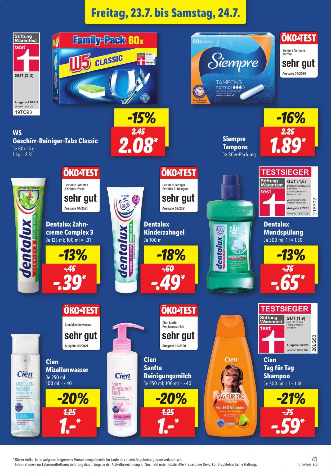 Lidl Prospekte  - 19.07.2021 - 24.07.2021. Seite 41