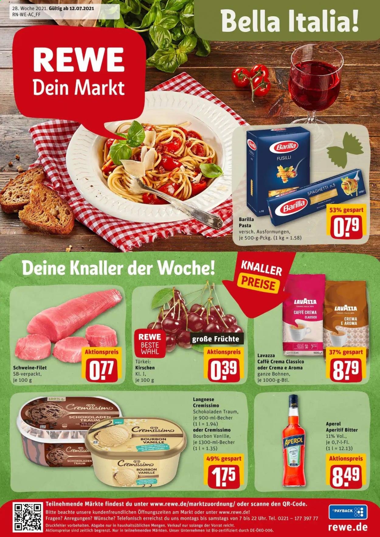 REWE Prospekte  - 12.07.2021 - 17.07.2021. Seite 1