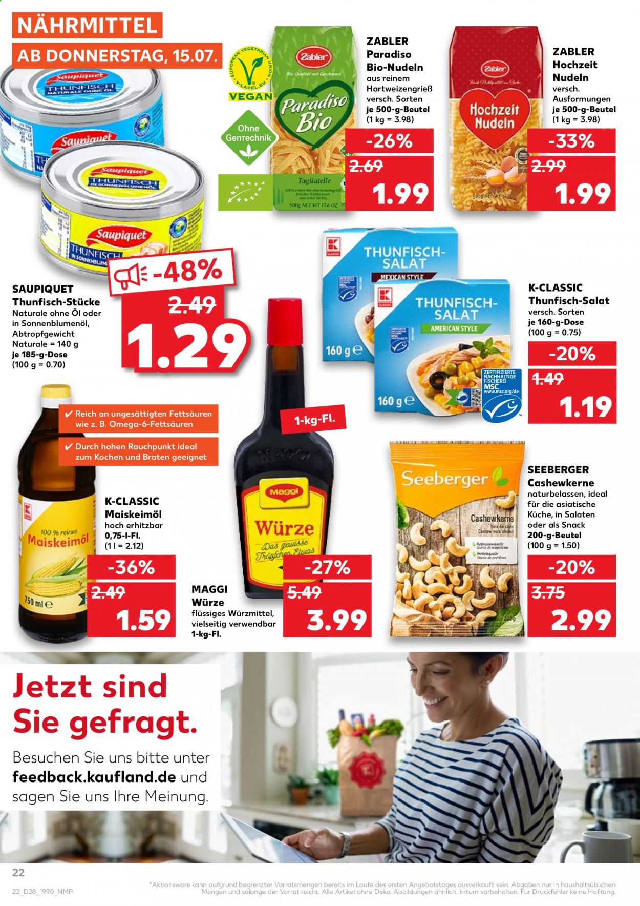 Kaufland Prospekte  - 15.07.2021 - 21.07.2021. Seite 22
