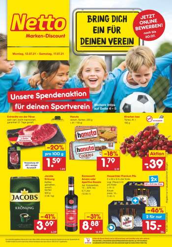 Prospekte Netto Marken-Discount - 12.7.2021 - 17.7.2021.