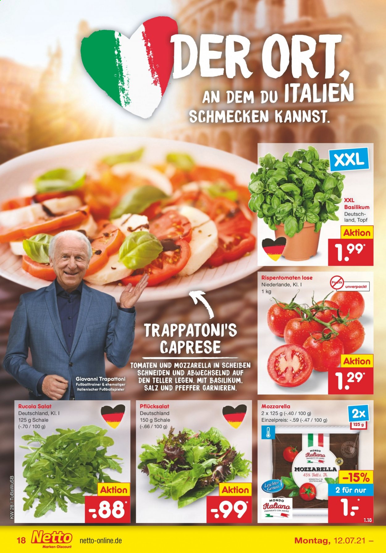 Netto Marken-Discount Prospekte  - 12.07.2021 - 17.07.2021. Seite 18