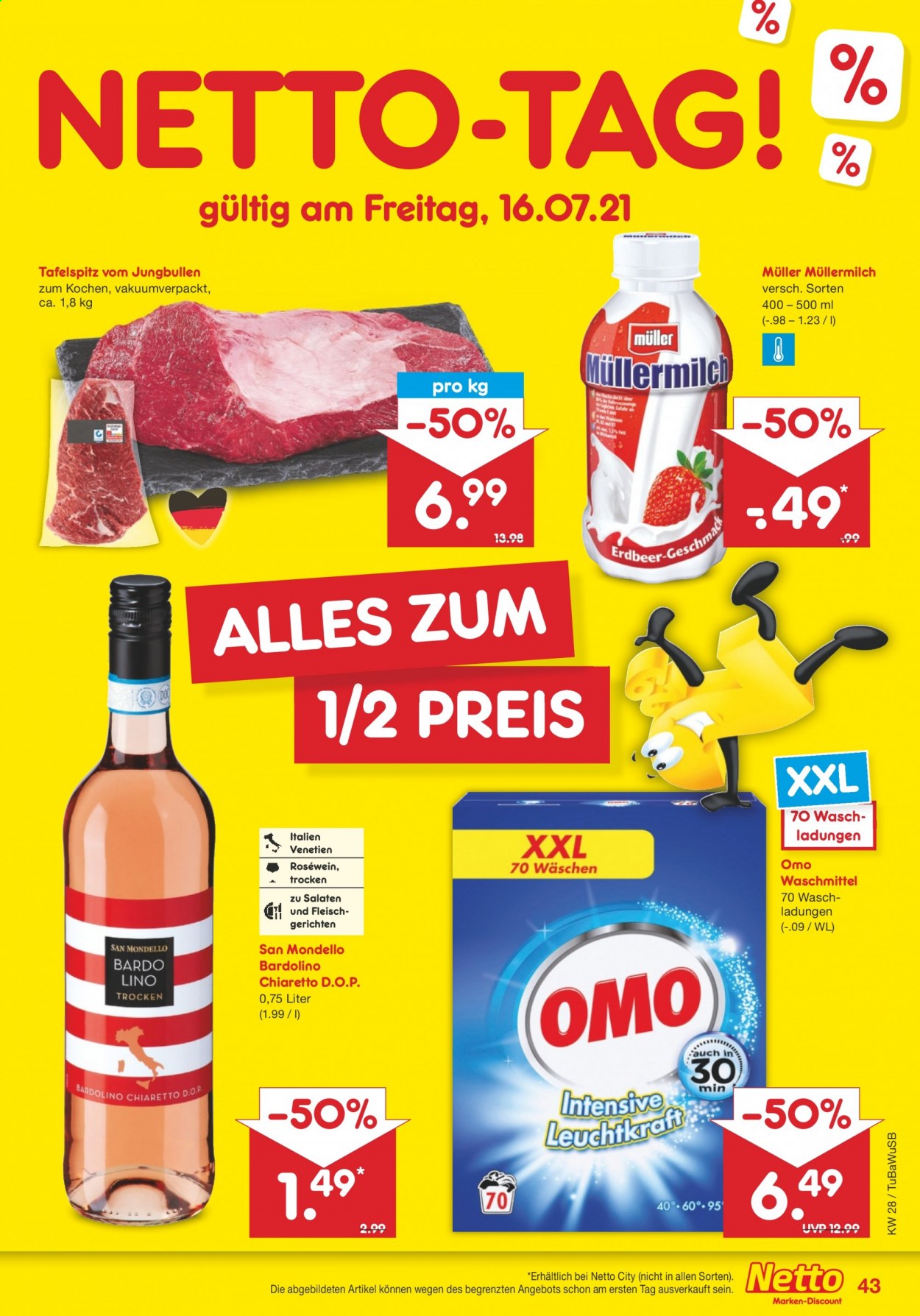 Netto Marken-Discount Prospekte  - 12.07.2021 - 17.07.2021. Seite 43