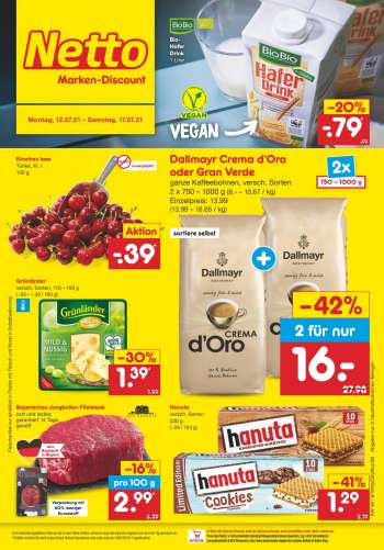 Prospekte Netto Marken-Discount - 12.7.2021 - 17.7.2021.